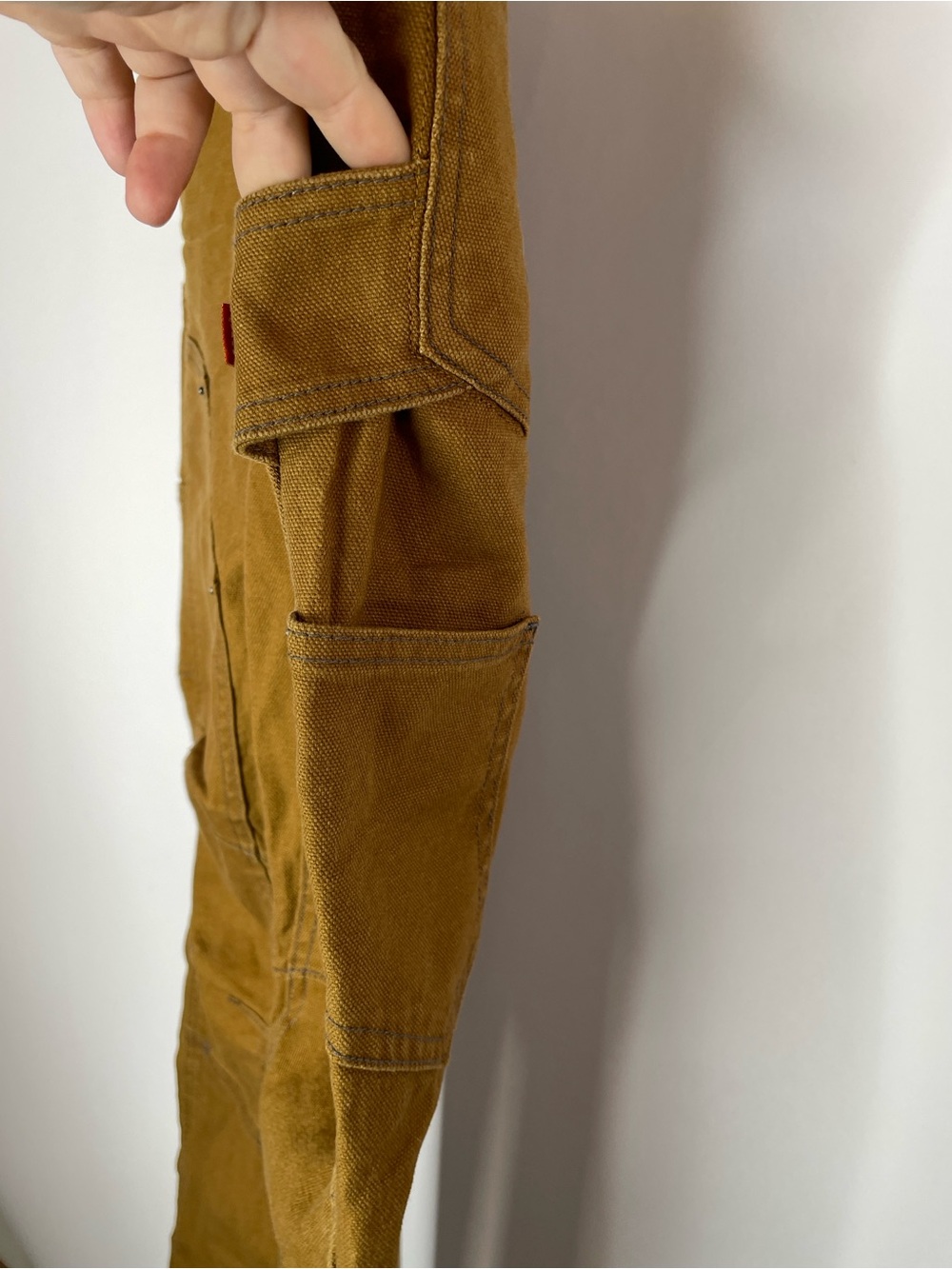 Dovetail Workwear | Britt Utility Pants Saddle Brown Tan Canvas Size 00 28 NWT - Picture 6 of 12